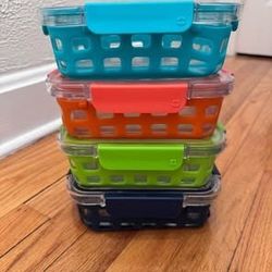 Ello Duraglass Meal Prep Containers…4ea