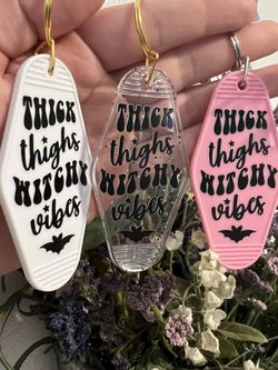 Thick Thighs Motel Keychain