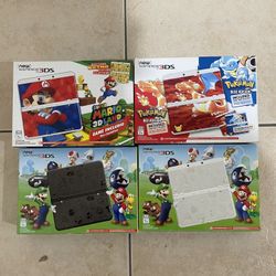 New Nintendo 3ds Limited Edition Mario Pokemon 
