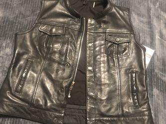 Ladies Leather Vest