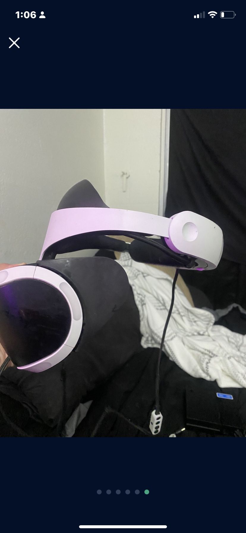 ps vr headset (trade for monitor or anything u can throw )