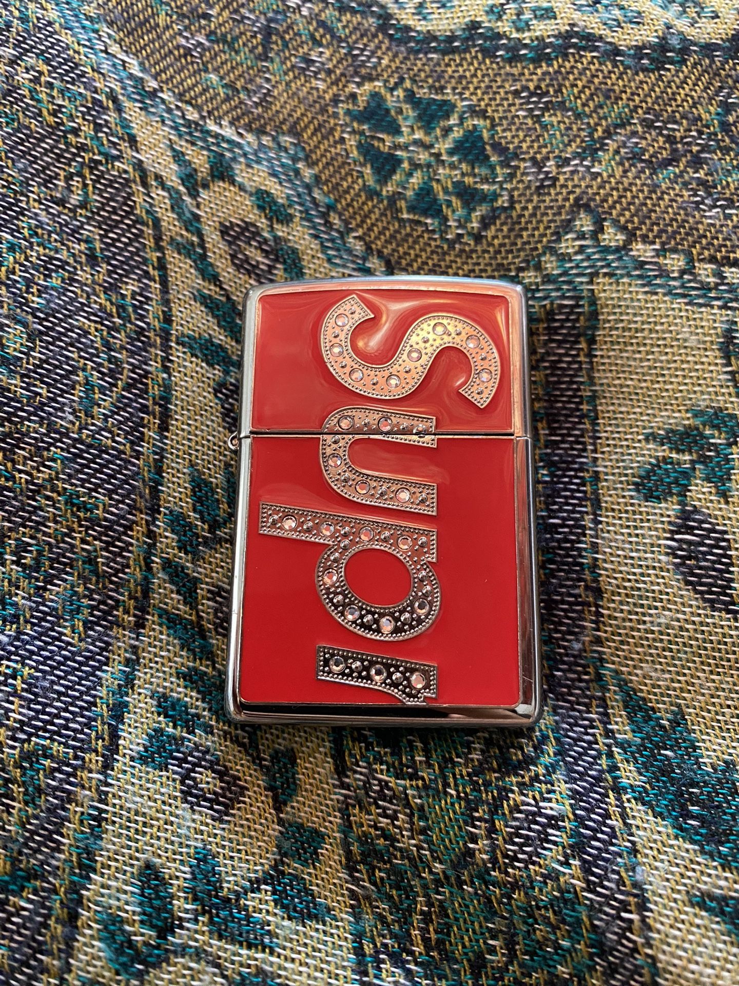 Supreme x Swarovski x ZIPPO zippo