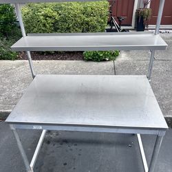Industrial Stainless Steel Workbench