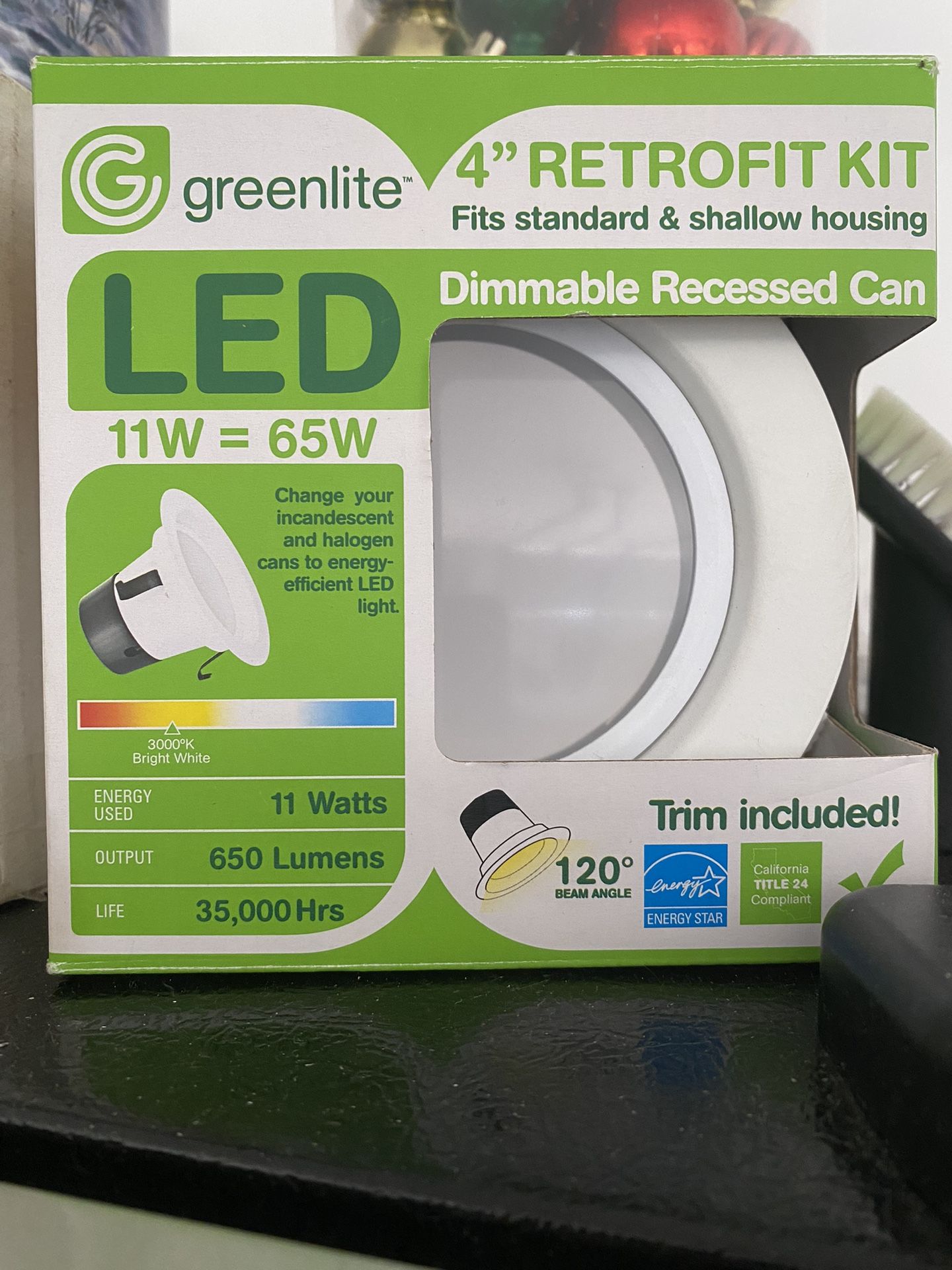 Greenlite Led 4” Retrofit Kit