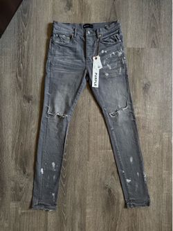 Purple Brand P001 Grey Knee Slit Size 30