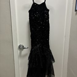 Black Sequin Dress kids size 10