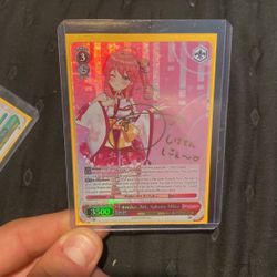 Weiss Schwarz Signed Cards
