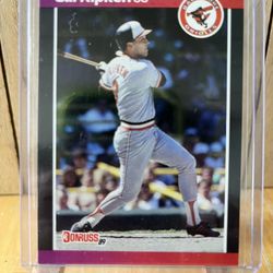 1989 Donruss #51 Cal Ripken Jr. - No Period After Inc & *Denotes* Errors RARE