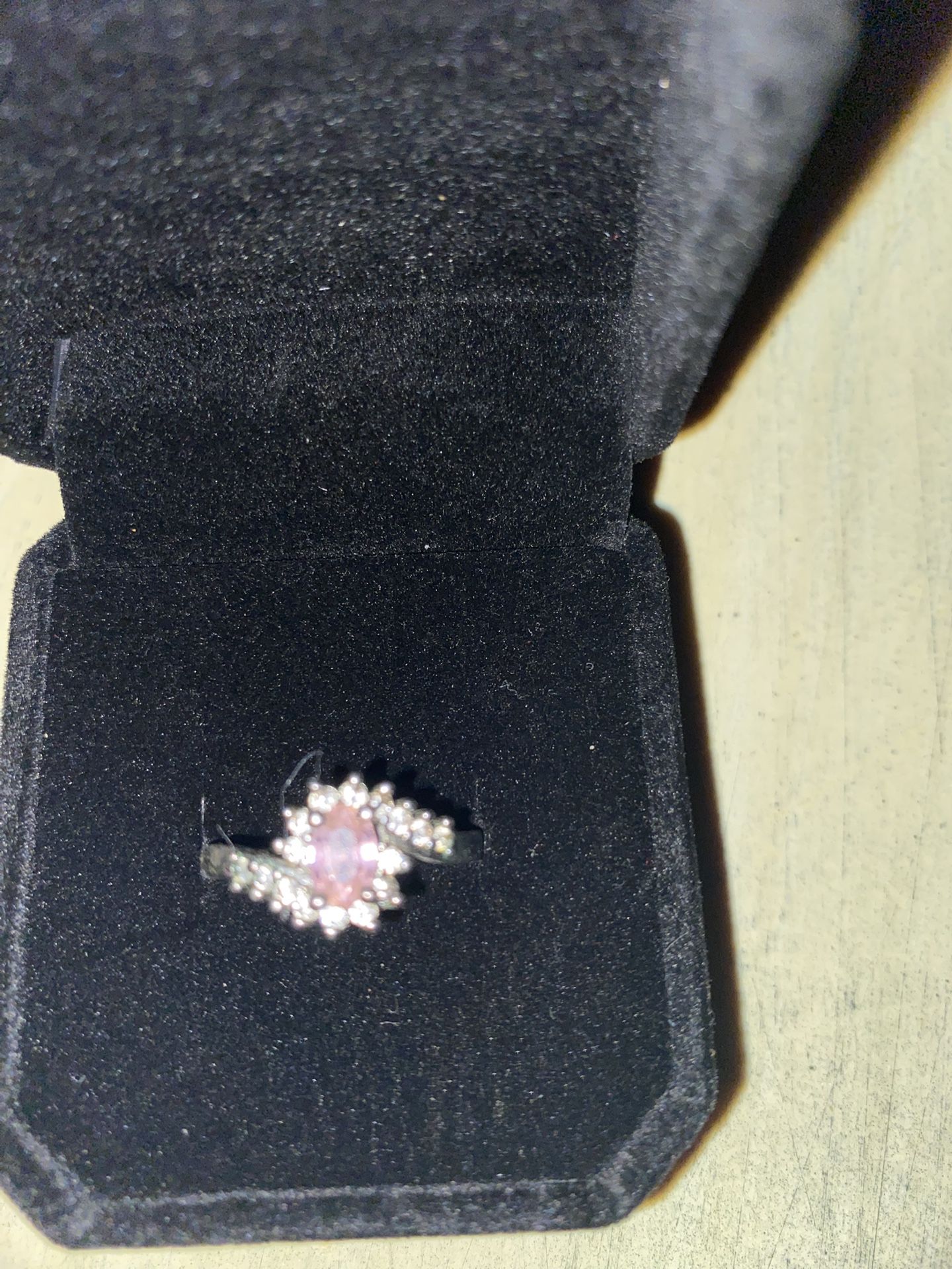Pink Diamond Ring