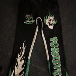 Green And Black Sweats