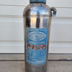 Quick Aid Soda Acid Vintage Fire Extinguisher Fire Fighter Equipment