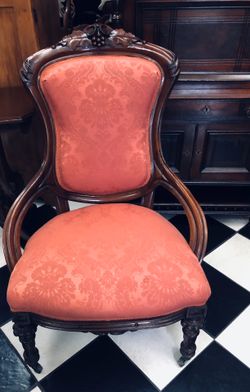 Antique 1800’s Victorian Parlor Chair.