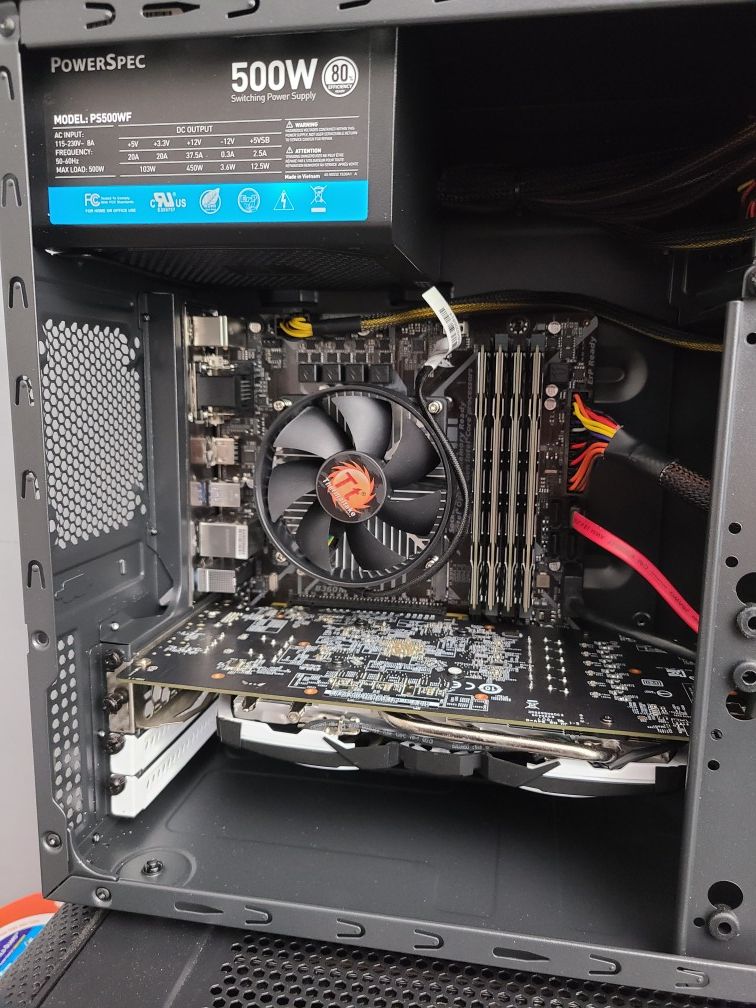 New Gaming Computer i3-8100 RX 580 SSD 16GB DDR4