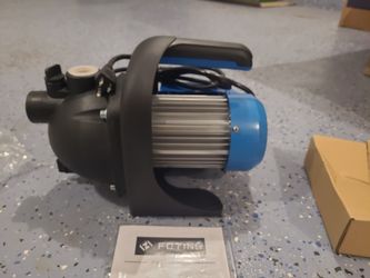 FOTING 1HP Portable Shallow Well Pump, 876GPH Garden Pump Stainless Steel, 125FT Jet Pumps,