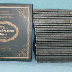 Basic Library Of The World's Greatest Music - complete set of  24 vinyl records