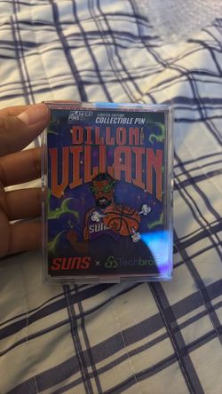 Dillon Brooks Villain Collectible Players Pin Phoenix Suns Limited Ed. SGA  2/26