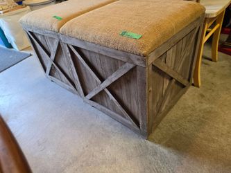 Pair of barn style cube benches
20" x 20" x 20" $30 ea.