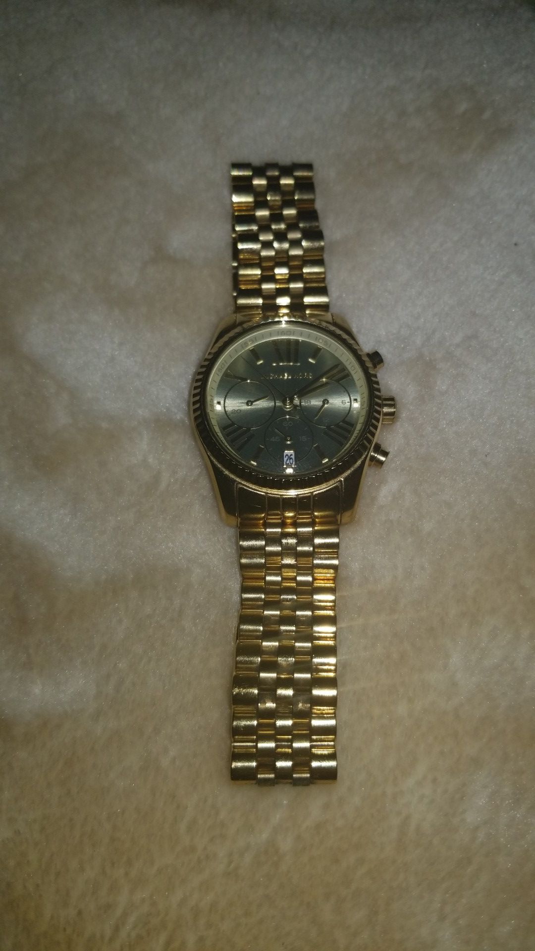 Michael Kors gold plated watch