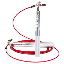 BRANK SPORTS® Speed rope set incl. 3 steel spare cables | Ideal for Crossfit, fitness, boxing and easy double under | Jump ropes for fitness women and