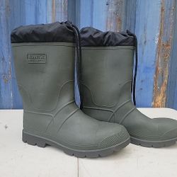 Kamik Mans Forester Waterproof Insulated Boot Size 13 Military Green And Black Color 