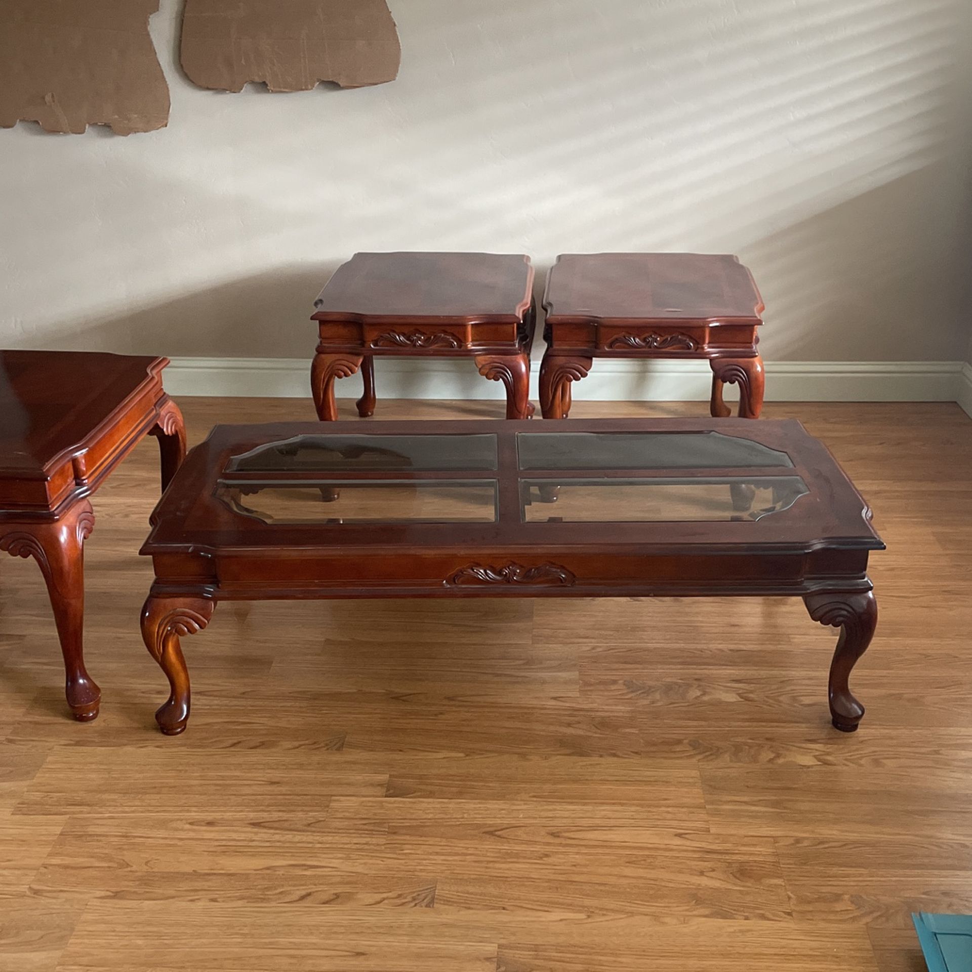 Coffee Table Plus 3 End Tables