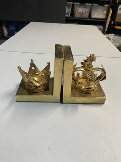 Crown Bookends