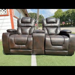 Electric Recliner Loveseat Sofa