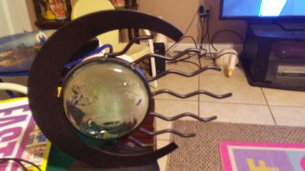 Sun Face and Rays Candle Holder