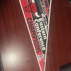 1991 Chicago Bulls Eastern Conference Champions Pennant - NBA 
