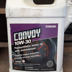 Convoy motor oil