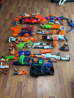 Years of collected nerf guns