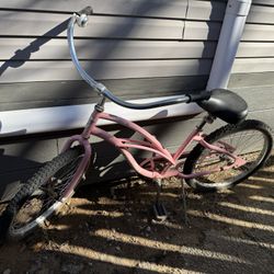 Pink Electra Beach Cruiser