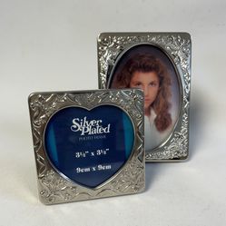 Silver Plated 2Picture Frames