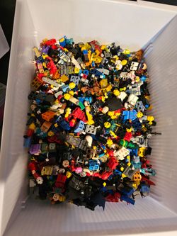 275 lego minifigs + partials + accessories + animals