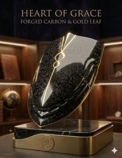 Forged Carbon Fiber Shield – Lightweight Wall Art & Premium Cosplay Prop