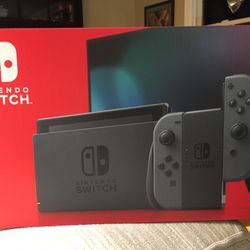 New Nintendo Switch with Gray Joy‑Con Still Sealed In Box