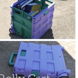 Rolly Crate Cart   5.5 Lbs. Easy Load And Collapse. 
