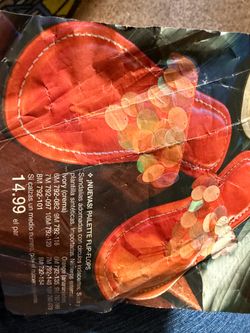 Orange flip flop