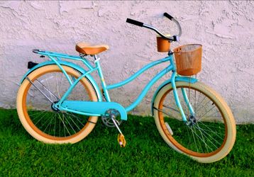 Women's huffy nel lusso 26" Beach Cruiser bike bicicleta basket