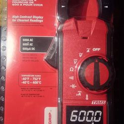 Milwaukee 600A clamp meter for HVAC/R