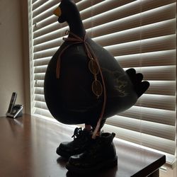 Fun And Funky Chalkboard Chicken Statue Art