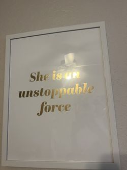 Quote For Strong Women Frame Wall Art