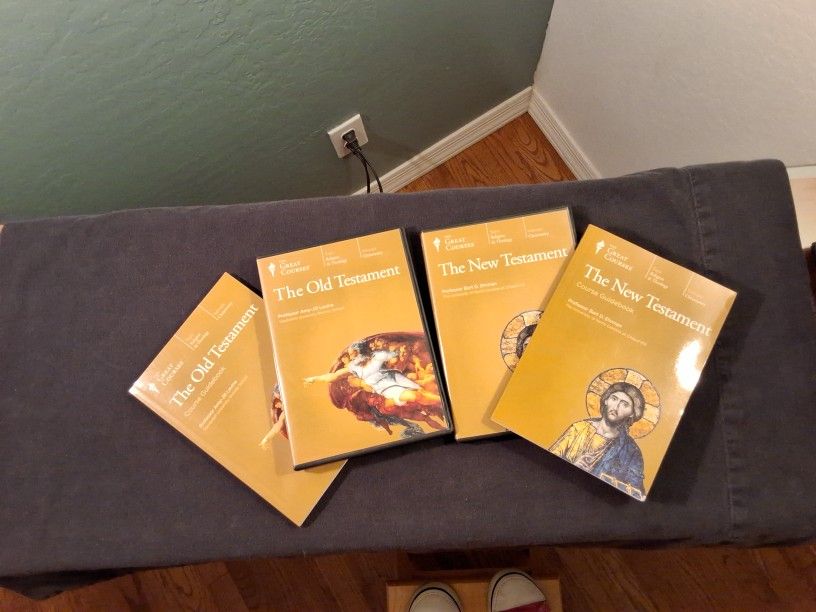 GREAT COURSES Old & New Testaments Set CDs/Books