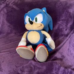 Sonic The Hedgehog Plush Backpack 