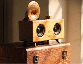 Retro Mid Century Bluetooth speaker