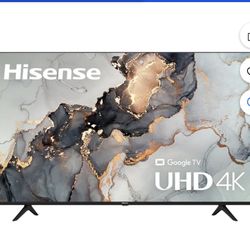 50’ Hisense Flat Screen 4K Television 