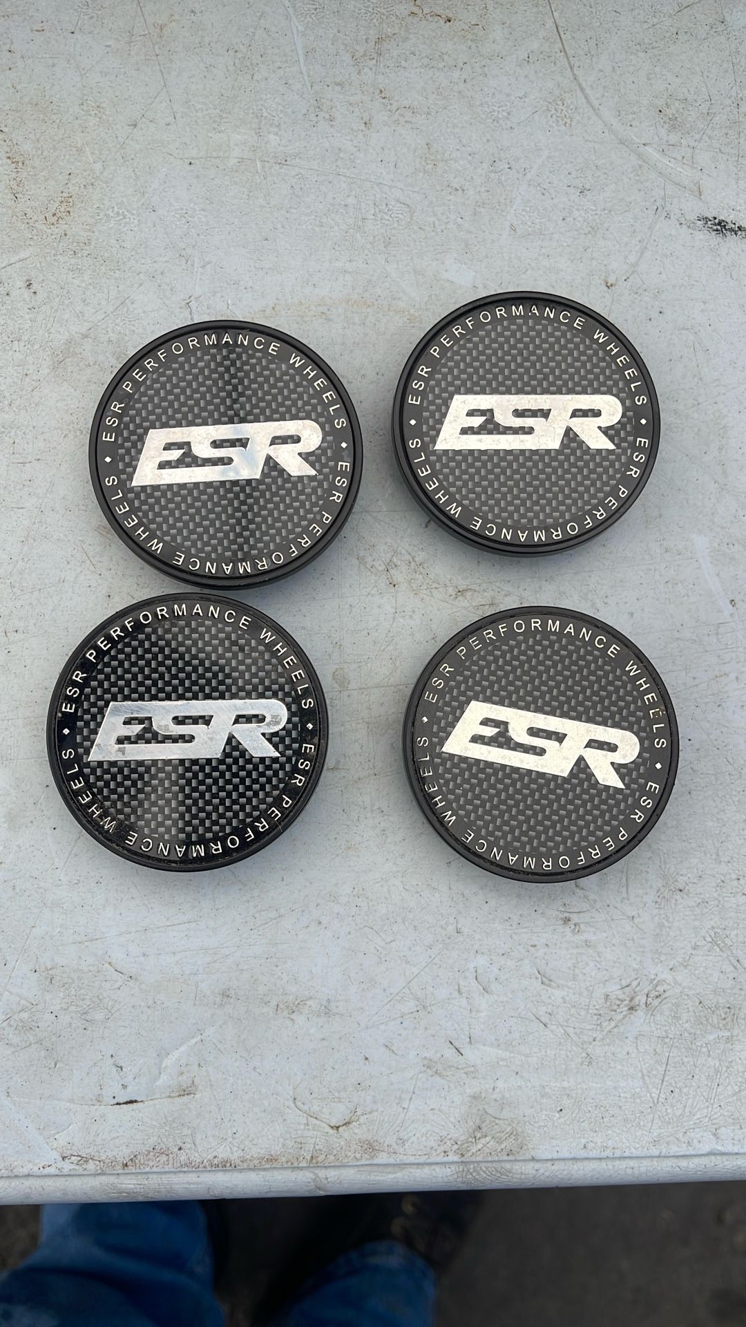 ESR Performance Racing Wheels Wheel Rim Hub Cover Center Cap CS11K63 ESR-CAP