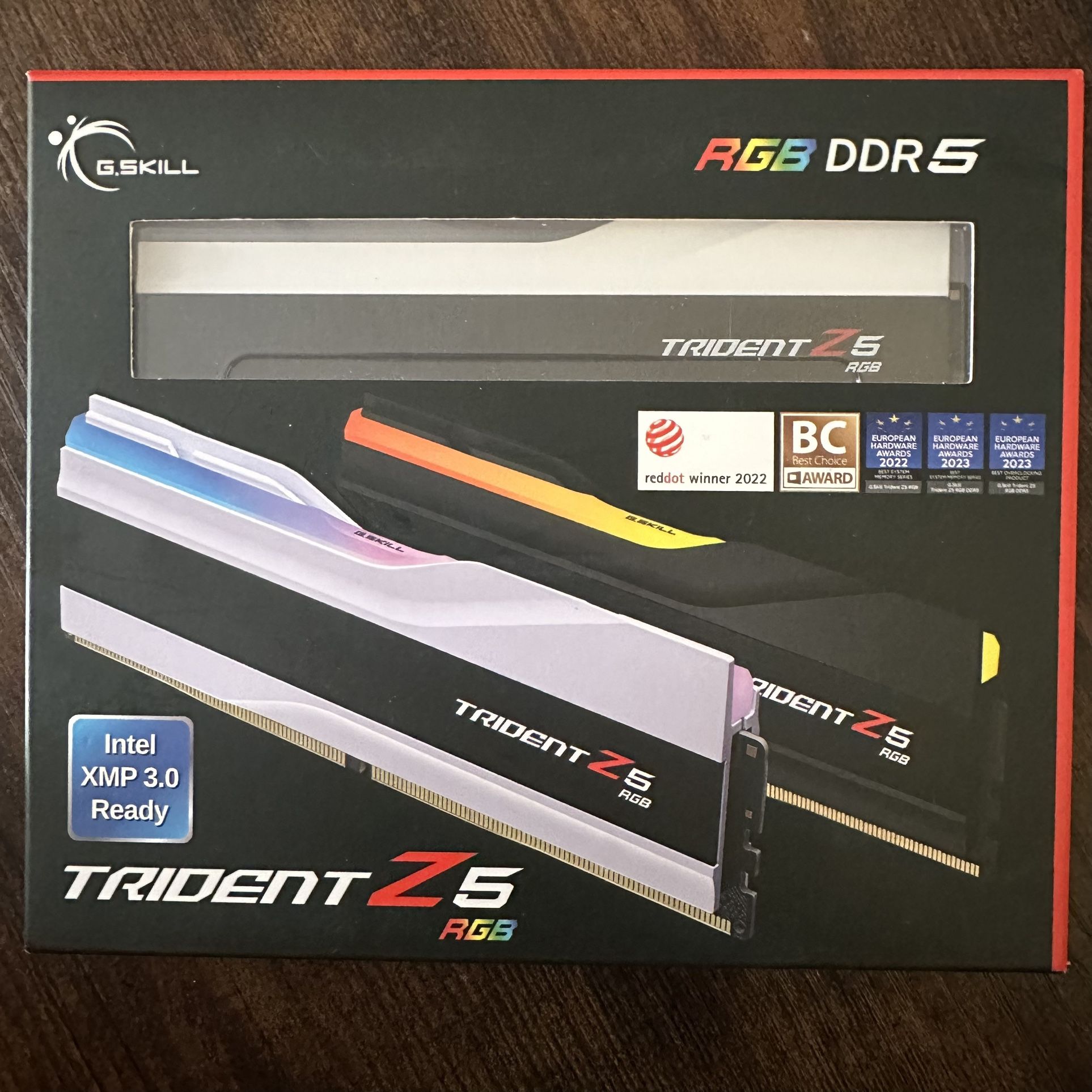 G.SKILL Trident Z5 RGB DDR5-6400 64GB (2x32GB) DIMM Intel XMP 3.0 Ready