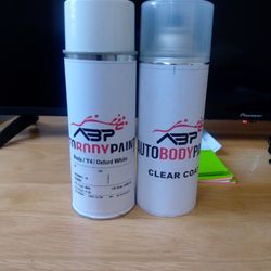 Mazda /Y4/Oxyford White Base/ Clear Coat.