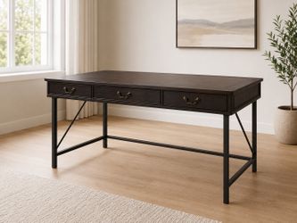 Large 63” Writing Desk with 3 Drawers – $79.99